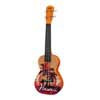 PUC-30-008 Korala Poly Ukes concert ukulele polycarbonate, back with acoustic chambers, Hawaii orange