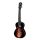 PUC-30-010 Korala Poly Ukes concert ukulele polycarbonate, back with acoustic chambers, black with flames