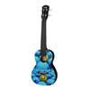 PUC-30-013 Korala Poly Ukes concert ukulele polycarbonate, back with acoustic chambers, yellow and blue smileys