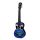 PUC-30-015 Korala Poly Ukes concert ukulele polycarbonate, back with acoustic chambers, blue face