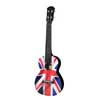 PUC-30-019 Korala Poly Ukes concert ukulele polycarbonate, back with acoustic chambers, UK union jack