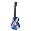 PUC-30-020 Korala Poly Ukes concert ukulele polycarbonate, back with acoustic chambers, Scottish Saltire