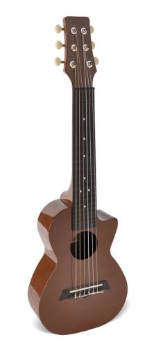 PUG-40-DBR Korala Poly Ukes guitarlele polycarbonate, back with acoustic chambers, dark brown