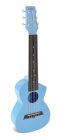 PUG-40-LBU Korala Poly Ukes guitarlele polycarbonate, back with acoustic chambers, light blue