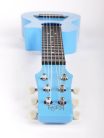 PUG-40-LBU Korala Poly Ukes guitarlele polycarbonate, back with acoustic chambers, light blue