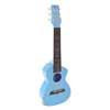 PUG-40-LBU Korala Poly Ukes guitarlele polycarbonate, back with acoustic chambers, light blue