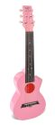 PUG-40-PK Korala Poly Ukes guitarlele polycarbonate, back with acoustic chambers, pink