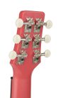 PUG-40-RD Korala Poly Ukes guitarlele polycarbonate, back with acoustic chambers, light red