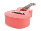 PUG-40-RD Korala Poly Ukes guitarlele polycarbonate, back with acoustic chambers, light red