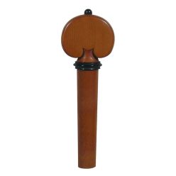   PV-17442BB Teller  violin peg 4/4, Heart, boxwood, black ball and ring, medium, 9,2mm