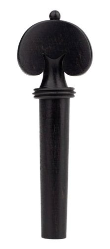 PV-17442EB Teller  violin peg 4/4, Heart, ebony, black ball and ring, medium, 9,2mm