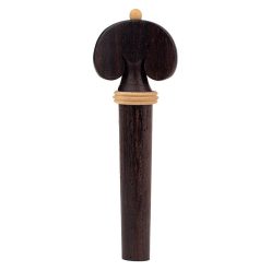   PV-17442RW Teller  violin peg 4/4, Heart, rosewood, white ball and ring, medium, 9,2mm