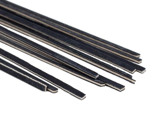 PV-36-FMF ELS  violin purfling, fibre-maple-fibre 12-pack, 80cm, 0,3-0,6-0,3mm.