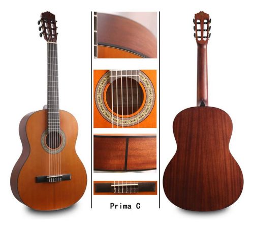 Prima C Salvador Student Series classic guitar cedar + sapele, open pore finish