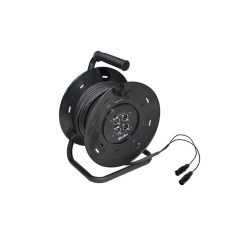   R-02-30 Boston  cable drum, 30 meter, in 2 xlr female, out 2 xlr male