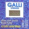 R-500 Galli  string set acoustic, silverplated wound, 010-014-023w-030w-039w-047w