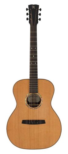 R35CE Kremona All Solid Series OM guitar with solid red cedar top and solid rosewood b&s, LR Baggs EAS