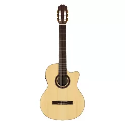   R65CW Kremona Soloist Series classic guitar solid spruce and walnut, rosewood fingerboard, gloss finish, Fishman Classic 3