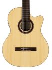 R65CW Kremona Soloist Series classic guitar solid spruce and walnut, rosewood fingerboard, gloss finish, Fishman Classic 3