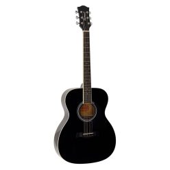   RA-12-BK Richwood Artist Series acoustic guitar, auditorium model, die cast machine heads, black