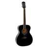 RA-12-BK Richwood Artist Series acoustic guitar, auditorium model, die cast machine heads, black