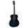 RA-12-BUS Richwood Artist Series acoustic guitar, auditorium model, die cast machine heads, blue sunburst