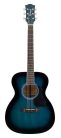 RA-12-BUS Richwood Artist Series acoustic guitar, auditorium model, die cast machine heads, blue sunburst