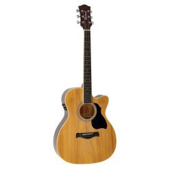   RA-12-CE Richwood Artist Series acoustic guitar, auditorium model, active EQ, die cast machine heads, natural