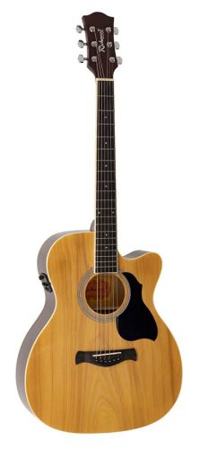 RA-12-CE Richwood Artist Series acoustic guitar, auditorium model, active EQ, die cast machine heads, natural