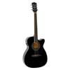 RA-12-CEBK Richwood Artist Series acoustic guitar, auditorium model, active EQ, die cast machine heads, black