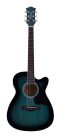 RA-12-CEBS Richwood Artist Series acoustic guitar, auditorium model, active EQ, die cast machine heads, blue sunburst