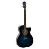 RA-12-CEBS Richwood Artist Series acoustic guitar, auditorium model, active EQ, die cast machine heads, blue sunburst