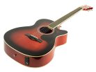 RA-12-CERS Richwood Artist Series acoustic guitar, auditorium model, active EQ, die cast machine heads, red sunburst