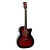 RA-12-CERS Richwood Artist Series acoustic guitar, auditorium model, active EQ, die cast machine heads, red sunburst