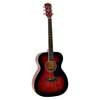 RA-12-RS Richwood Artist Series acoustic guitar, auditorium model, die cast machine heads, red sunburst