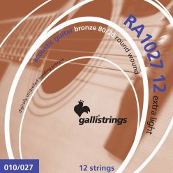   RA1027-12 Galli  12-string set acoustic 80/20 bronze, light, 2x010-2x014-023-008-030-012-039-018-047-027