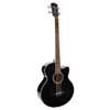 RB-102-CEBK Richwood  acoustic bass guitar, cutaway, 4-band EQ, die cast machine heads, black