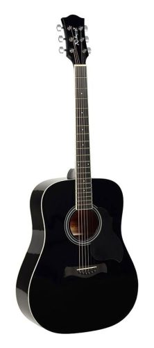 RD-12-BK Richwood Artist Series acoustic guitar, dreadnought model, die cast machine heads, black