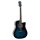 RD-12-CEBS Richwood Artist Series acoustic guitar, dreadnought model, active EQ, die cast machine heads, blue sunburst