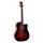 RD-12-CERS Richwood Artist Series acoustic guitar, dreadnought model, active EQ, die cast machine heads, red sunburst