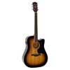Richwood RD-12-CESB Artist Series Dreadnought Cutaway Westerngitarre – sunburst Hochglanz, aktiver EQ5, verchromte Die-Cast-Mechaniken