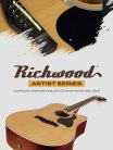 RD-12-CE Richwood Artist Series acoustic guitar, dreadnought model, active EQ, die cast machine heads, natural