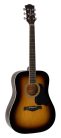 Richwood RD-12-SB Dreadnought Akusztikus Gitár, Sunburst Lakkozás, Mahagóni Nyak, Akác Fogólap