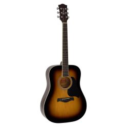   RD-12-SB Richwood Artist Series acoustic guitar, dreadnought model, die cast machine heads, sunburst