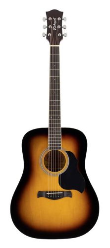 Richwood RD-12-SB Chitară Acustică Dreadnought, Finisaj Sunburst, Gât Mahon, Tastieră Acacia