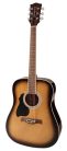 RD-12L-SB Richwood Artist Series lefthanded acoustic guitar, dreadnought model, die cast machine heads, sunburst