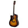 RD-12LCESB Richwood Artist Series lefthanded acoustic guitar, dreadnought model, active EQ, die cast machine heads, sunburst