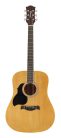 RD-12L Richwood Artist Series lefthanded acoustic guitar, dreadnought model, die cast machine heads, natural