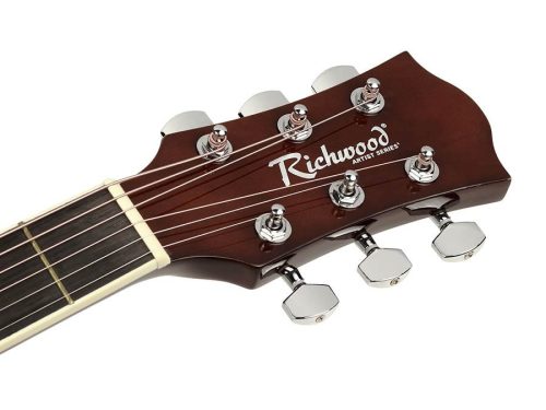 Richwood RD-12 Artist Series chitară acustică dreadnought – top din agathis natural, spate & laterale din tei laminat, cheițe turnate cromate, finisaj lucios