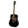 RD-16-BK Richwood Artist Series acoustic guitar, dreadnought model, solid top, black, die cast machine heads,